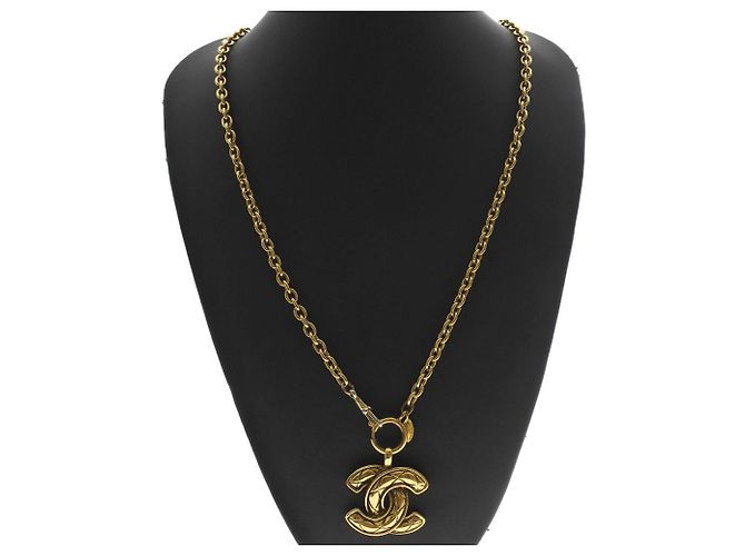 Collana Matelassé Coco Mark di Chanel D'oro - vista 2