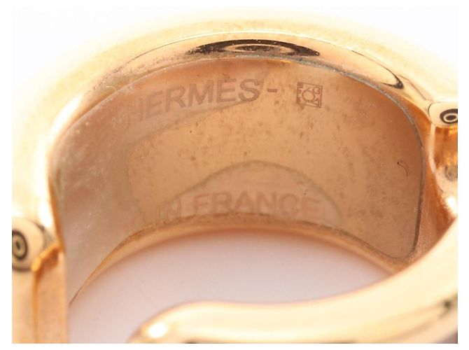 Hermès Lizard Oran PM Ohrstecker Golden - Ansicht 3