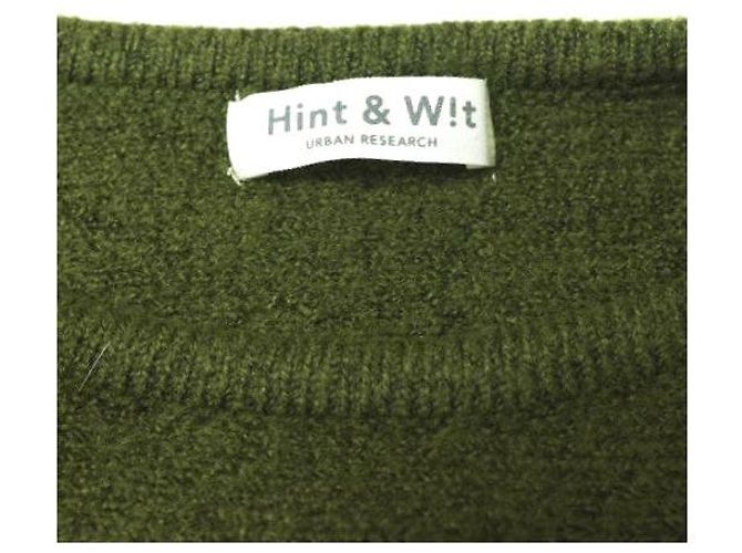Autre Marque Strickkleid URBAN RESEARCH Hint&Wit Grün Olivgrün - Ansicht 6