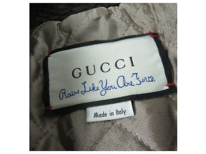 Casaco de lã Gucci Rave Like You Are Five Multicor - vista 8