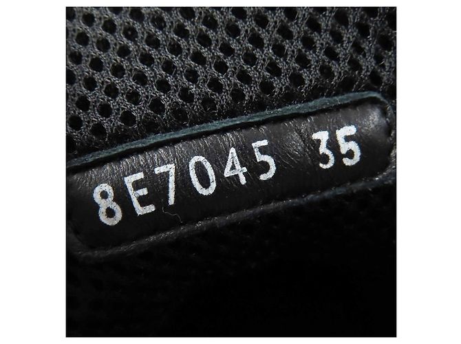 Leder-Sneaker mit FF-Logo von Fendi Schwarz - Ansicht 8