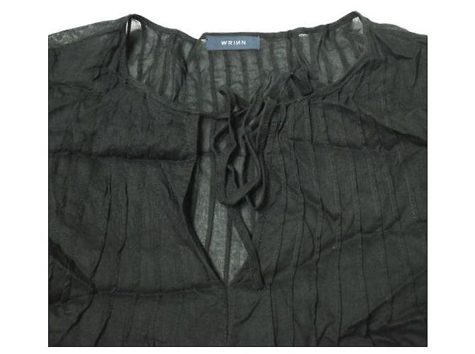 Autre Marque WRINN Pintuck Einteiler aus Lyocell Schwarz - Ansicht 4