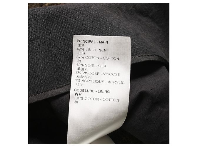 Pantaloni Sarrouel in Cotone e Seta Louis Vuitton Verde - vista 4