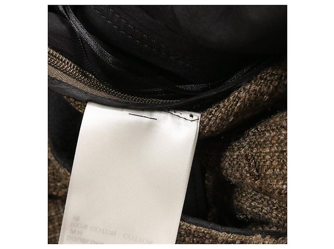 Pantaloni Sarrouel in Cotone e Seta Louis Vuitton Verde - vista 7