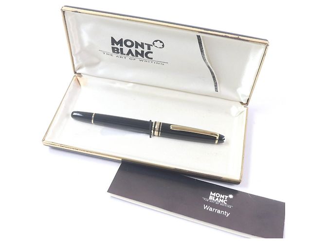 Pluma Montblanc Meisterstück 14K Negro - vista 2