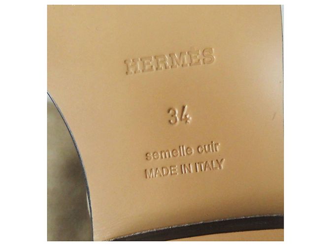 Hermès Kelly Buckle Springstiefel Chevre Veroa, knielang Beige - Ansicht 10