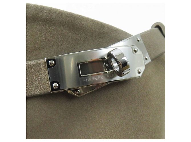 Hermès Kelly Buckle Springstiefel Chevre Veroa, knielang Beige - Ansicht 7