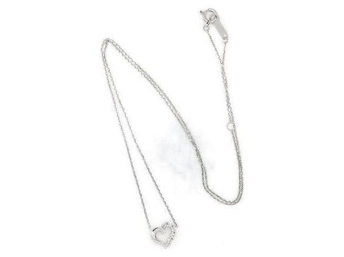 Autre Marque Collana a cuore in diamante PT850 4℃ Argento - vista 3