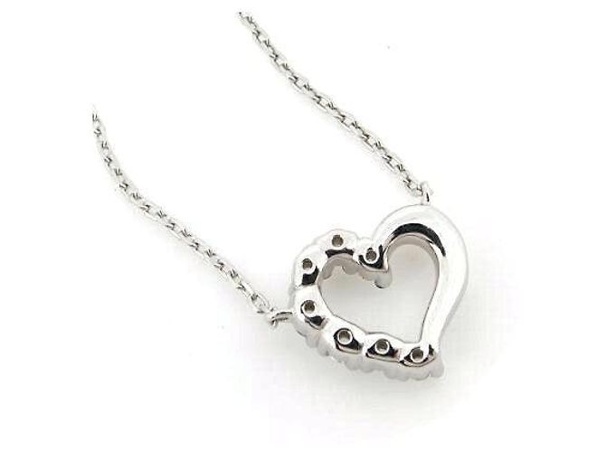Autre Marque Collana a cuore in diamante PT850 4℃ Argento - vista 5