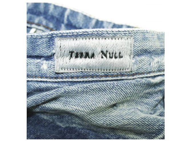 Autre Marque Pantalones de denim slim selvedge TERRA NULL Hard Crash Azul - vista 3