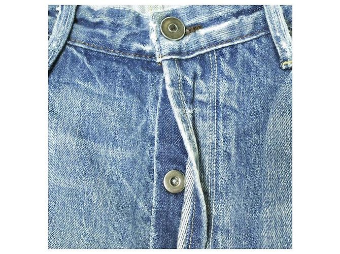 Autre Marque Pantalones de denim slim selvedge TERRA NULL Hard Crash Azul - vista 5
