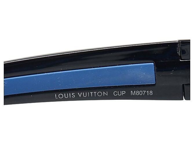 Gafas de sol Louis Vuitton Vuitton Cup Negro Azul - vista 6