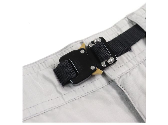 Bermuda de nylon e algodão com patch logo Dior Marrom Cinza - vista 5