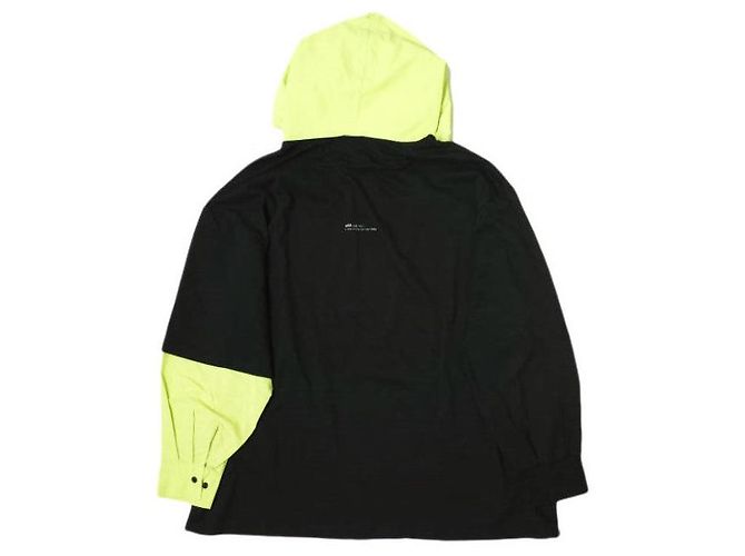 Autre Marque Schicht-Hoodie aus Baumwolle und Polyester ADD SEOUL Schwarz Golden - Ansicht 2