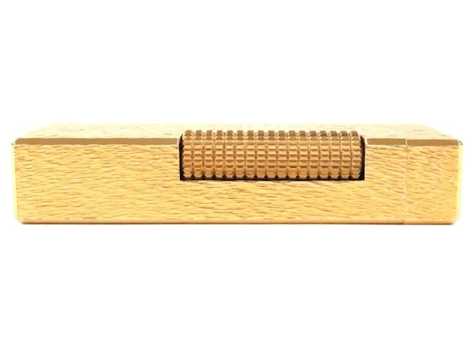 Alfred Dunhill Dunhill All-over pattern Lighter Smoking Accessory Golden - view 3