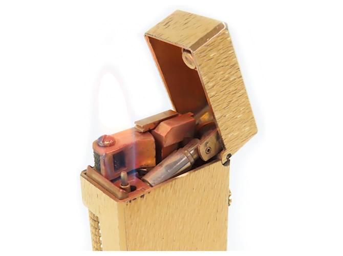 Alfred Dunhill Dunhill All-over pattern Lighter Smoking Accessory Golden - view 7