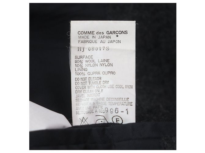 Autre Marque Giacca in lana e nylon COMME des GARCONS HOMME Grigio - vista 8