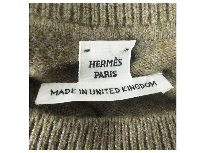 H lift Cashmere Strick von Hermès Braun - Ansicht 6