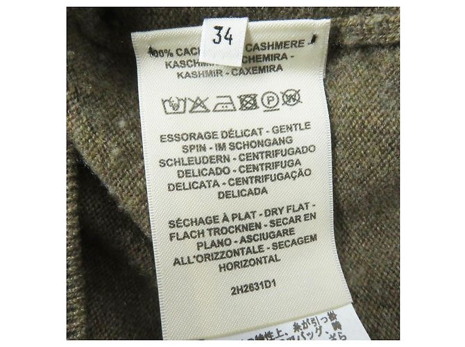 H lift Cashmere Strick von Hermès Braun - Ansicht 7