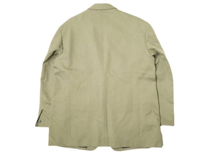 Autre Marque Chaqueta oversized de lana Verde Caqui - vista 2