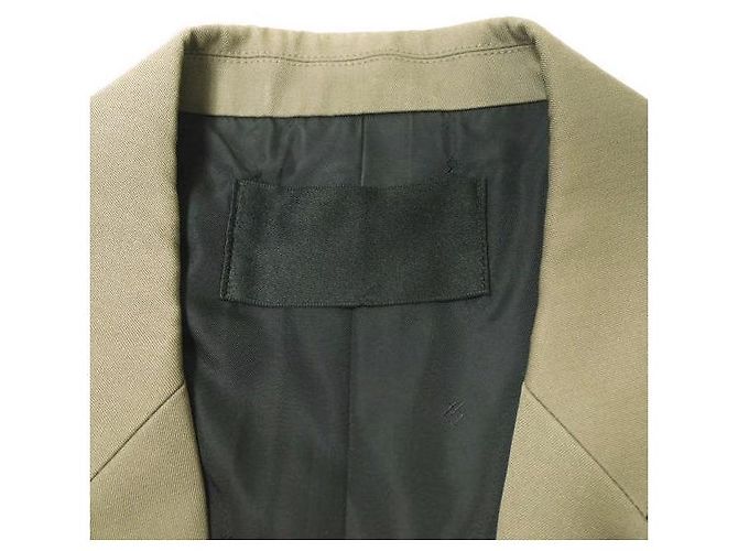 Autre Marque Chaqueta oversized de lana Verde Caqui - vista 4