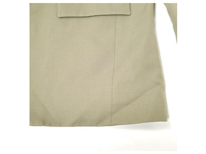 Autre Marque Chaqueta oversized de lana Verde Caqui - vista 6
