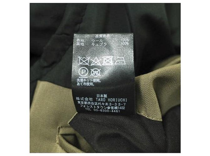 Autre Marque Chaqueta oversized de lana Verde Caqui - vista 9