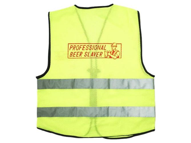 Autre Marque Chaleco de malla BEER SLAVE 24SS Dorado Amarillo - vista 2