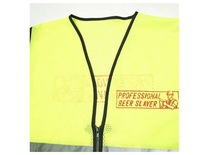 Autre Marque Chaleco de malla BEER SLAVE 24SS Dorado Amarillo - vista 3