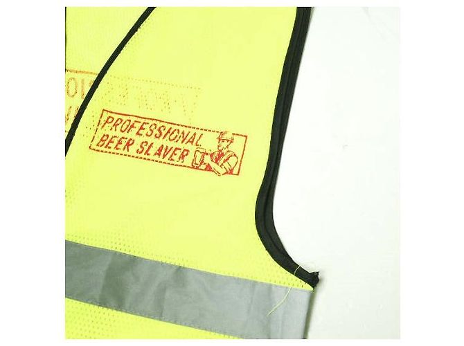 Autre Marque Chaleco de malla BEER SLAVE 24SS Dorado Amarillo - vista 4
