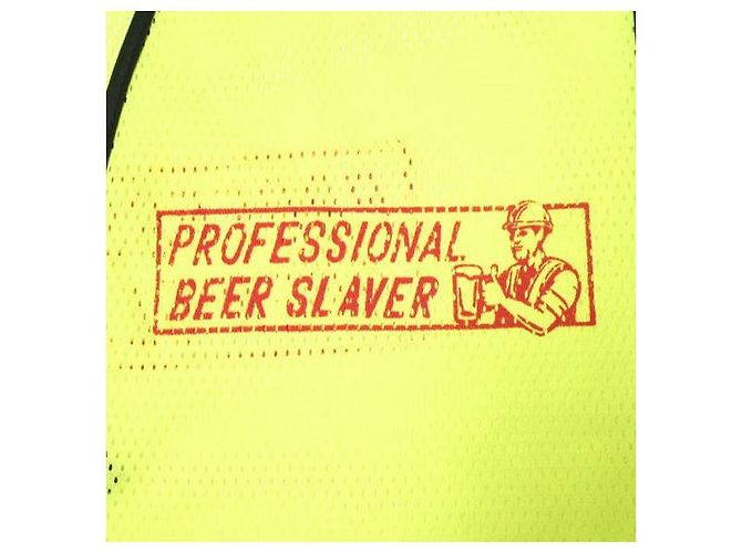 Autre Marque Chaleco de malla BEER SLAVE 24SS Dorado Amarillo - vista 6