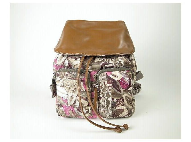 Zaino in nylon e pelle Salvatore Ferragamo Multicolore - vista 2