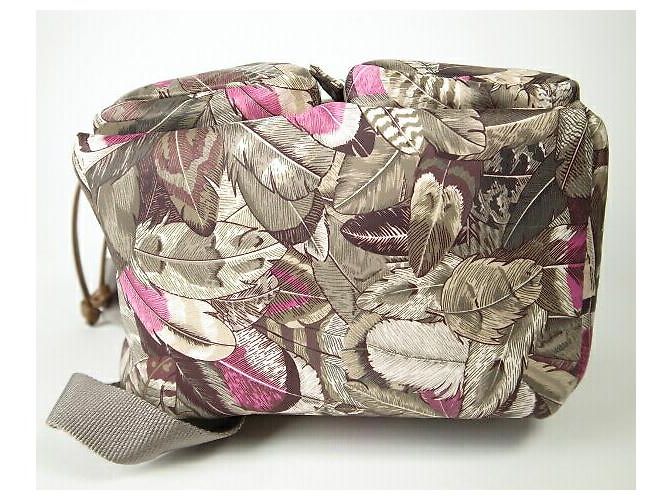 Zaino in nylon e pelle Salvatore Ferragamo Multicolore - vista 5