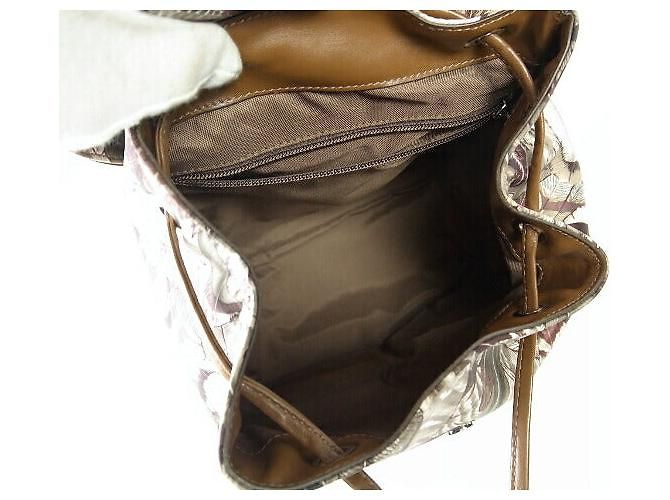 Zaino in nylon e pelle Salvatore Ferragamo Multicolore - vista 6