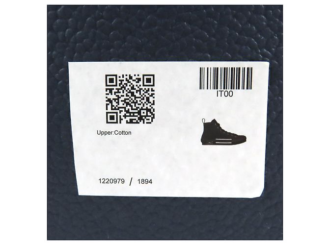 Sneakers alte Dior B23 Oblique Logo Nero - vista 12