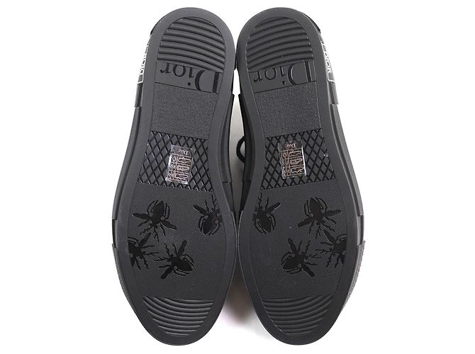 Sneakers alte Dior B23 Oblique Logo Nero - vista 7