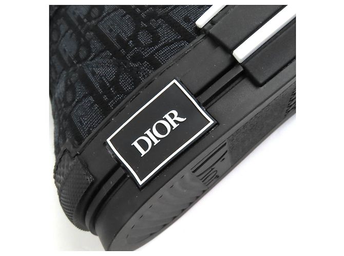 Sneakers alte Dior B23 Oblique Logo Nero - vista 8