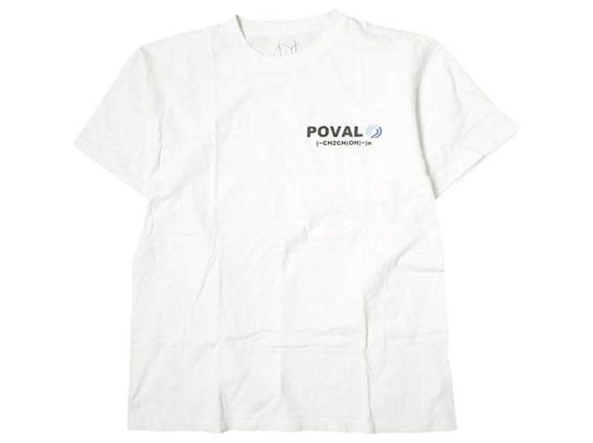 Autre Marque Camiseta de algodón POVAL Rational Tee Blanco - vista 2