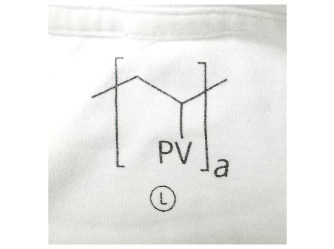 Autre Marque Camiseta de algodón POVAL Rational Tee Blanco - vista 7