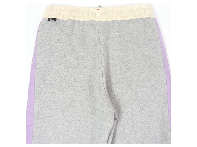 Moncler Grenoble CALÇA Calça de moletom em algodão e rayon Marrom Cinza Cru Roxo - vista 4
