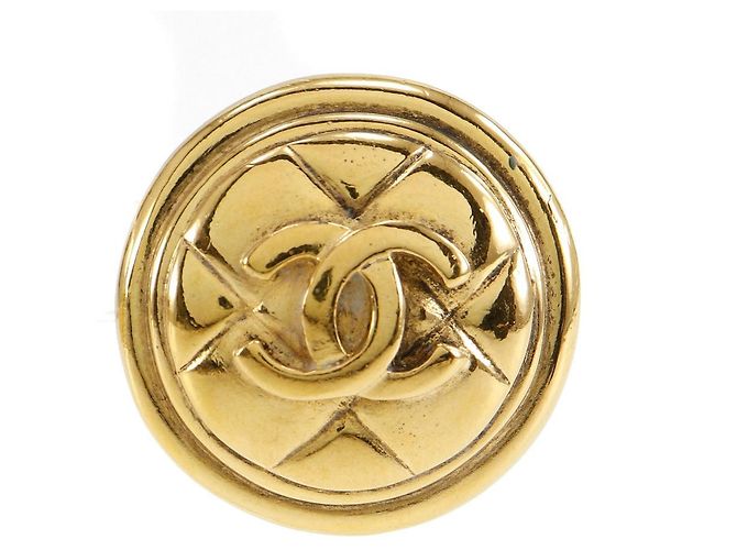 Chanel Matelassé Ohrringe Golden - Ansicht 5