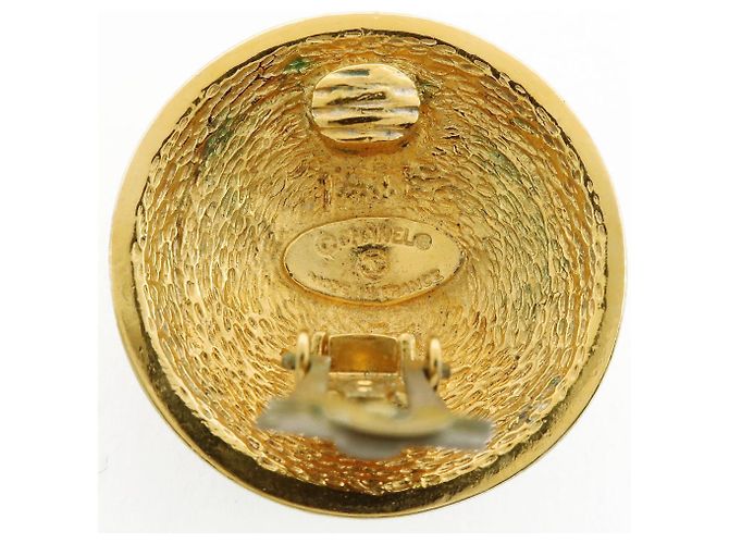 Chanel Matelassé Ohrringe Golden - Ansicht 7