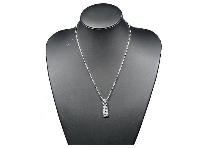 Collana in argento 925 con orecchini quadrati Tiffany & Co. - vista 2