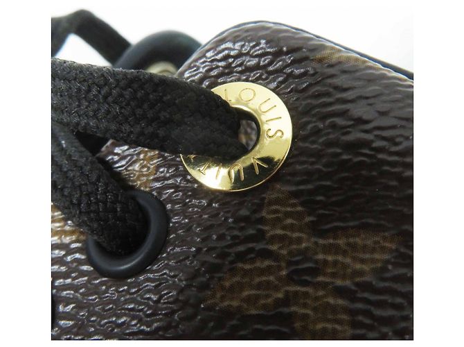 Sneaker aus Monogramm-Canvas und lackiertem Leder der Front Row Linie von Louis Vuitton Braun - Ansicht 7