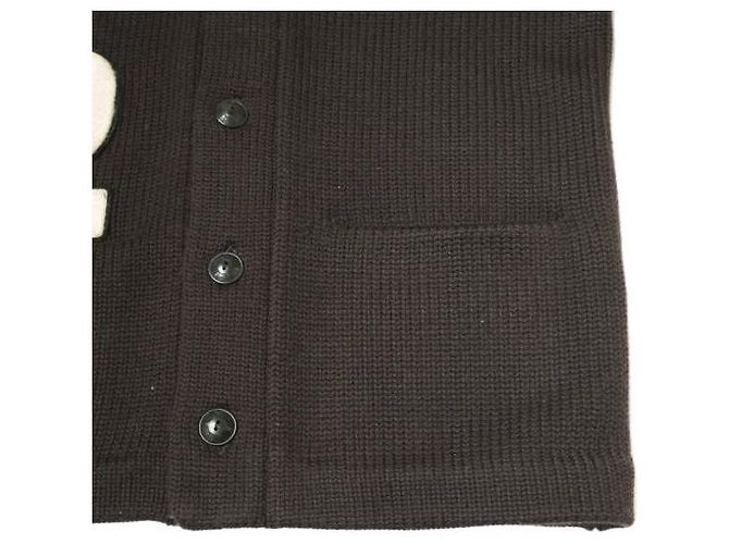 Ralph Lauren Cárdigan de lana aplicado RRL Castaño - vista 7