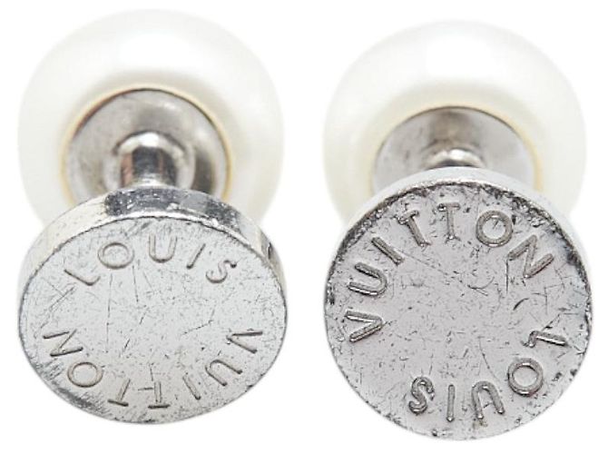 Gemelli in perla finta SV925 Louis Vuitton Argento - vista 3