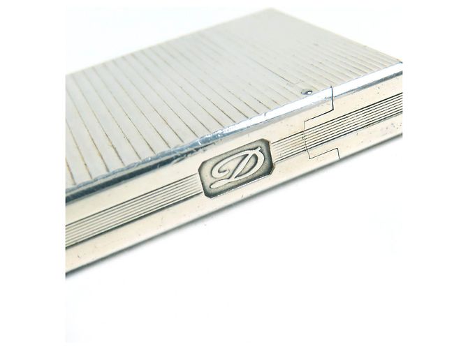 Autre Marque Briquet carré Border Line D de Dupont - Accessoires de fumer Argenté - vue 5