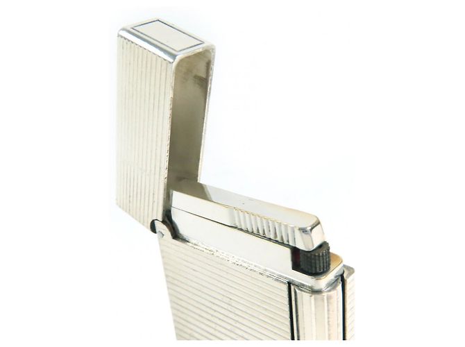 Autre Marque Briquet carré Border Line D de Dupont - Accessoires de fumer Argenté - vue 6