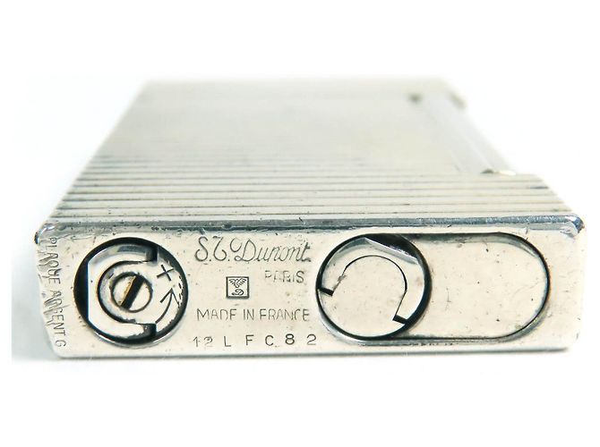 Autre Marque Briquet carré Border Line D de Dupont - Accessoires de fumer Argenté - vue 8