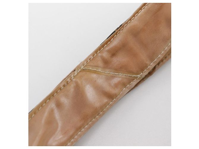Sac à main réversible en polyuréthane/vinyle Bottega Veneta Marron Rose - vue 14